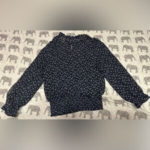 Floral monteau blouse